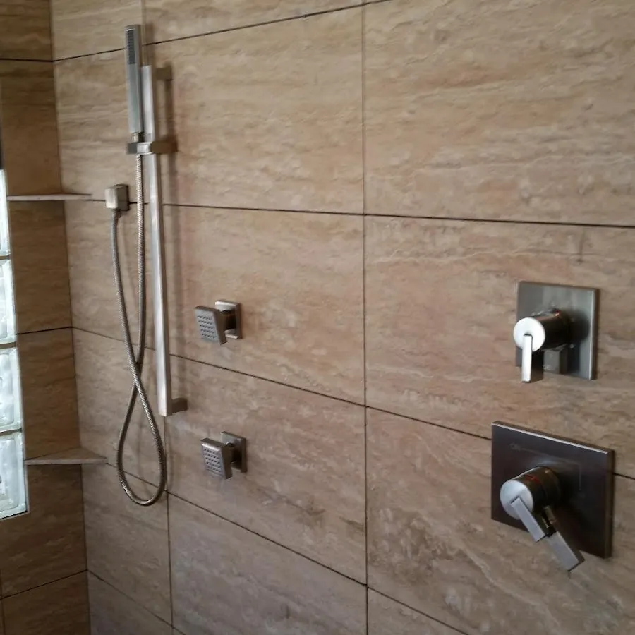 Shower fixture installation for Water Heater Replacement in Penn